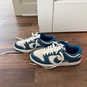 Nike dunk low SE sashiko industrial blue